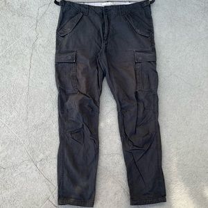 H&M Cargo Regular Fit Grey Pants Mens 38